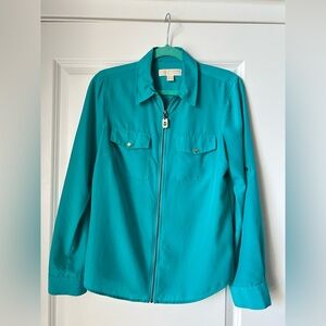 Michael Kors Women's Teal Utility Jacket